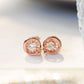 ME628 925 Silver Bubbles Dancing Stone Earrings