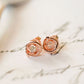 ME628 925 Silver Bubbles Dancing Stone Earrings