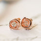 ME628 925 Silver Bubbles Dancing Stone Earrings
