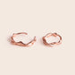 ME638 925 Silver Twist Earrings
