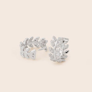 ME641 925 Silver Vine Earrings