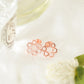 ME643 925 Silver Honeycomb Earrings