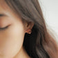 ME643 925 Silver Honeycomb Earrings