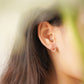 ME649 925 Silver Heart Earrings