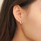 ME650 925 Silver Octagonal Earrings