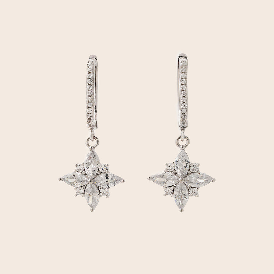 ME661 925 Silver Bloom Earrings