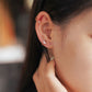 ME664 925 Silver Heart Earrings