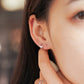 ME664 925 Silver Heart Earrings