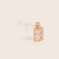 ME686 925 Silver Perfume Dancing Stone Earclip