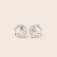 MEB01 925 Silver Birthstone Earrings