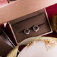 MEB01 925 Silver Birthstone Earrings