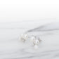 MEP02 925 Silver Pearl Earrings