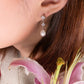 MEP04 925純銀 珍珠 垂吊耳環