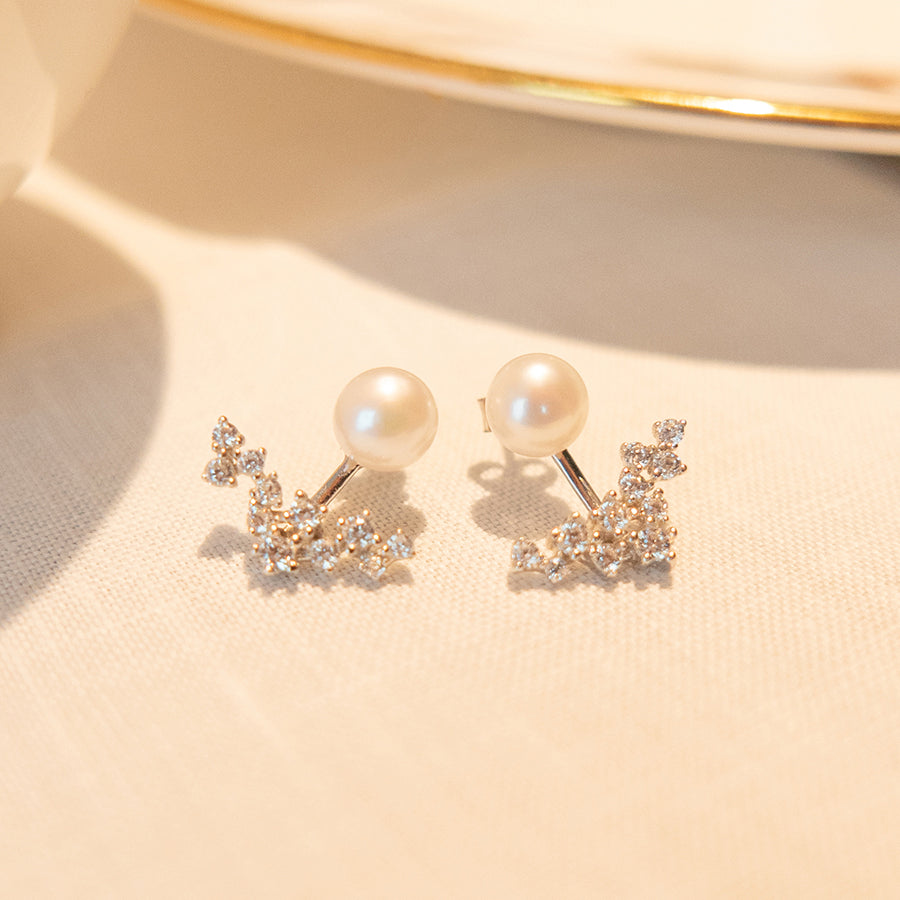 MEP05 925 Pearl Earrings