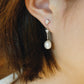 MEP09 925 Silver Drop Earrings