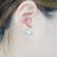 MEP11 925 Silver Pearl Earrings