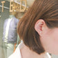 MEP12 925 Silver Pearl Butterfly Earrings