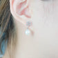 MEP16 925 Silver Pearl Earrings