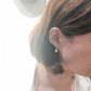 MEP19 925 Silver Pearl Drop Earrings
