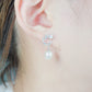 MEP20 925 Silver Pearl Drop Earrings