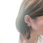 MEP22 925 Silver Pearl Earrings