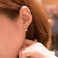 MEP27 925 Silver Pearl Earrings