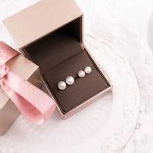 Load image into Gallery viewer, MEP29 925 Silver Pearl Stud Earrings
