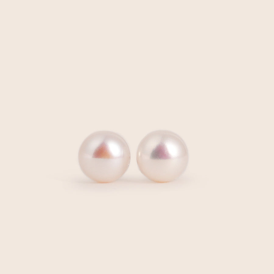 MEP29 925 Pearl Stud Earrings