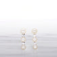 MEP32 925 Silver Pearl Drop Earrings