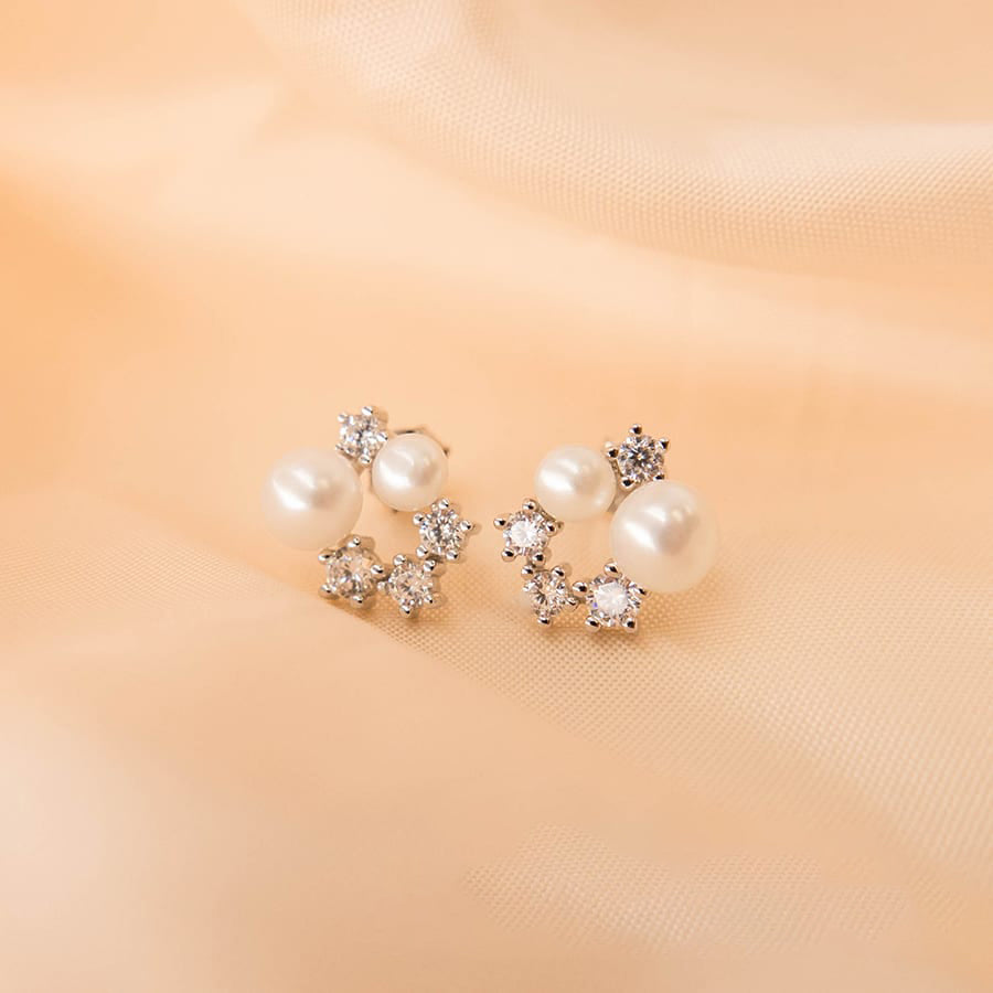 MEP33 925 Pearl Earrings