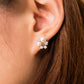 MEP33 925 Silver Pearl Earrings