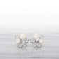 MEP33 925 Silver Pearl Earrings