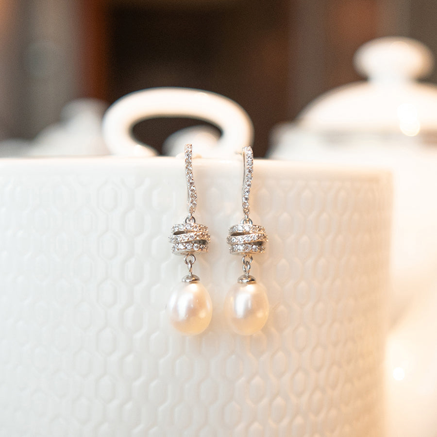 MEP58 925 Pearl Earrings