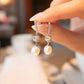MEP58 925 Silver Pearl Earrings