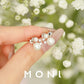 MEP63 925 Silver Guardian Star Earrings