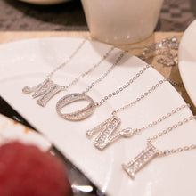 Load image into Gallery viewer, MN01 925 Silver Alphabet Necklace
