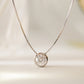 MN021 925 Silver Solitaire Necklace