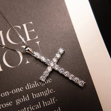 Load image into Gallery viewer, MN027 925 Silver Cross Necklace
