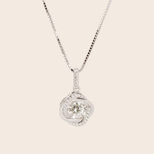 Load image into Gallery viewer, MN057 925 Silver Dancing Stone Necklace
