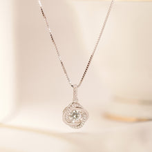 Load image into Gallery viewer, MN057 925 Silver Dancing Stone Necklace
