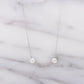 MN061 925 Silver Pearl Necklace