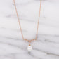 MN066 925 Silver Pearl Necklace