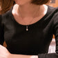 MN068 925 Silver Pearl Necklace