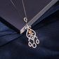 MN108 925 Silver Yellow Vintage Necklace