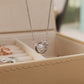 MN138 925 Silver Bubbles Dancing Stone Necklace