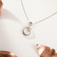 MN141 925 Silver Circle Necklace