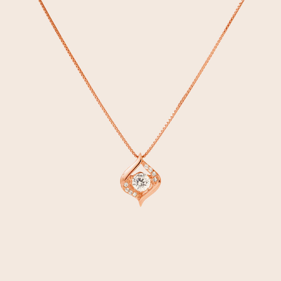 MN146 925 Seed Dancing Stone Necklace