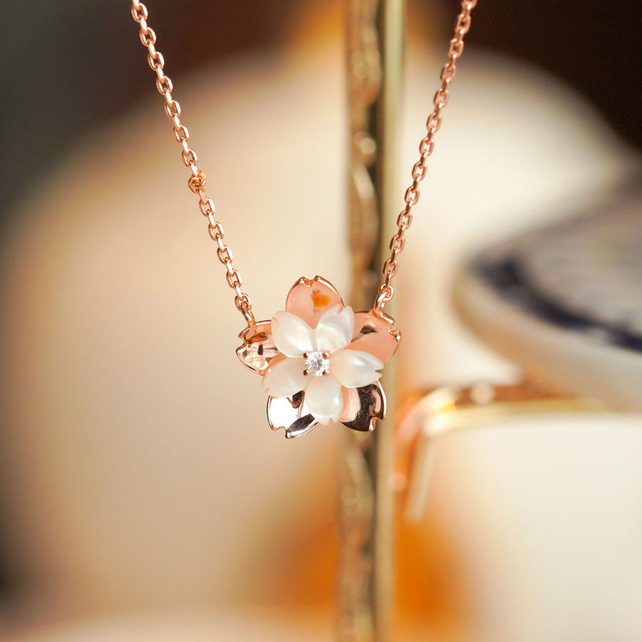 MN158 925 Blooming Bouquet Necklace