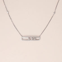 Load image into Gallery viewer, MN166 925 Silver Surfing Necklace
