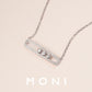 MN166 925 Silver Surfing Necklace